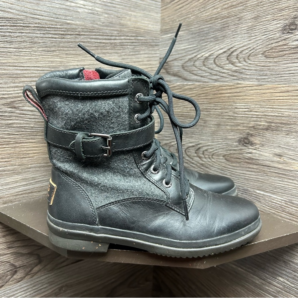 Ugg kesey black buckle boots